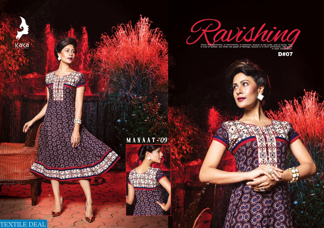 kaya mannat vol-9 Wholesale anarkali kurtis